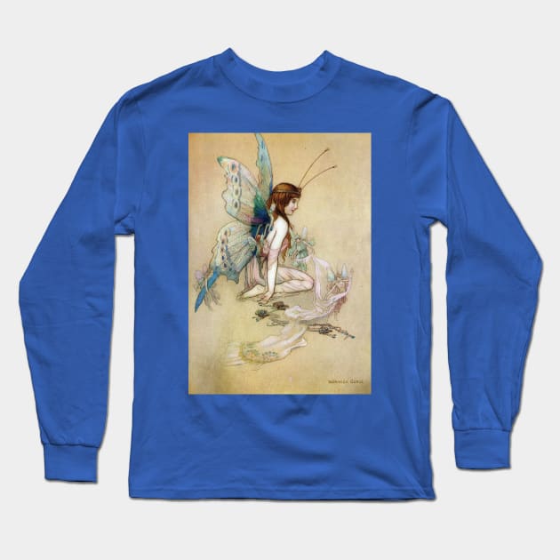 Ellie Gets Her Wings - Warwick Goble Long Sleeve T-Shirt by forgottenbeauty